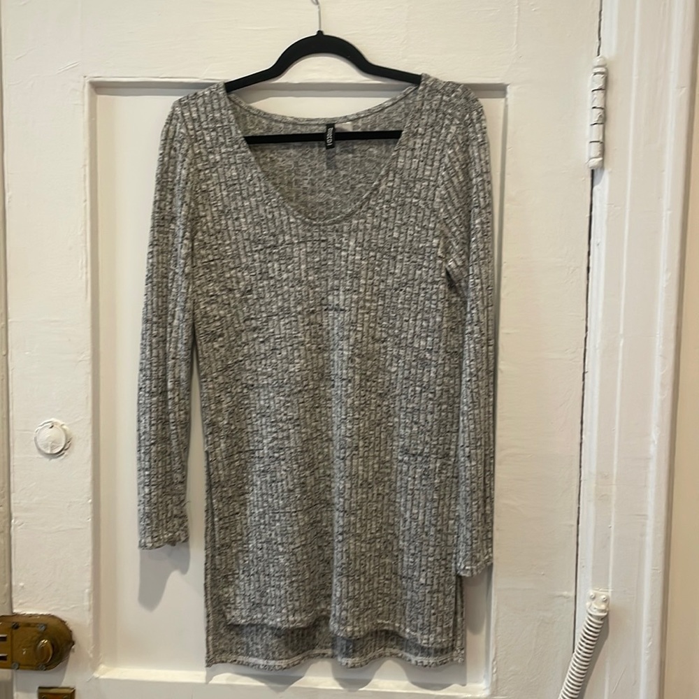 Black and white sweater